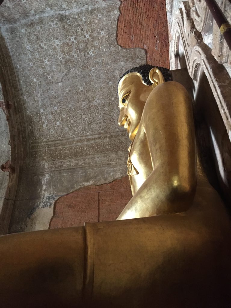 Golden Buddha, Bagan, Myanmar (Burma)
