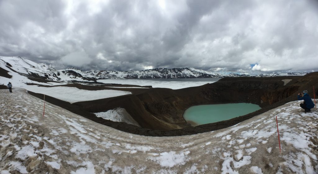 Viti crater, Lake Askja, Highlands, Iceland