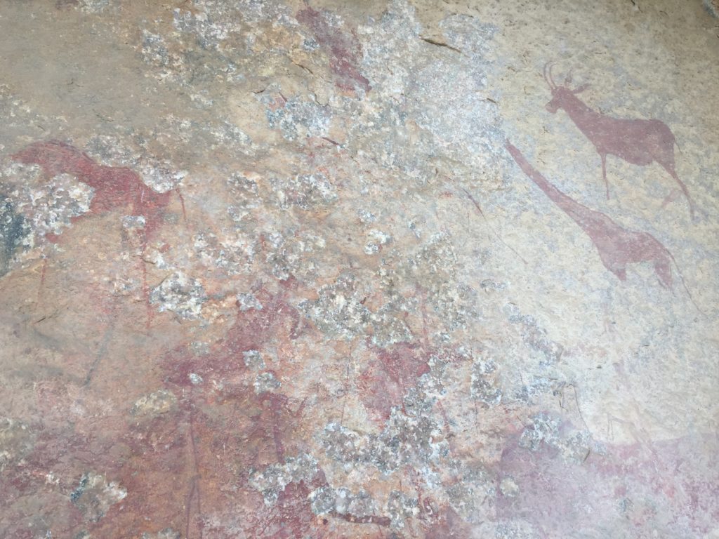 Cave paintings, Wolhuter Wilderness Trail, Kruger National Park, South Africa